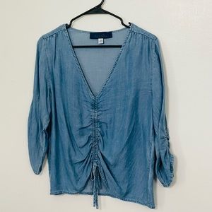 Women’s blue blouse
